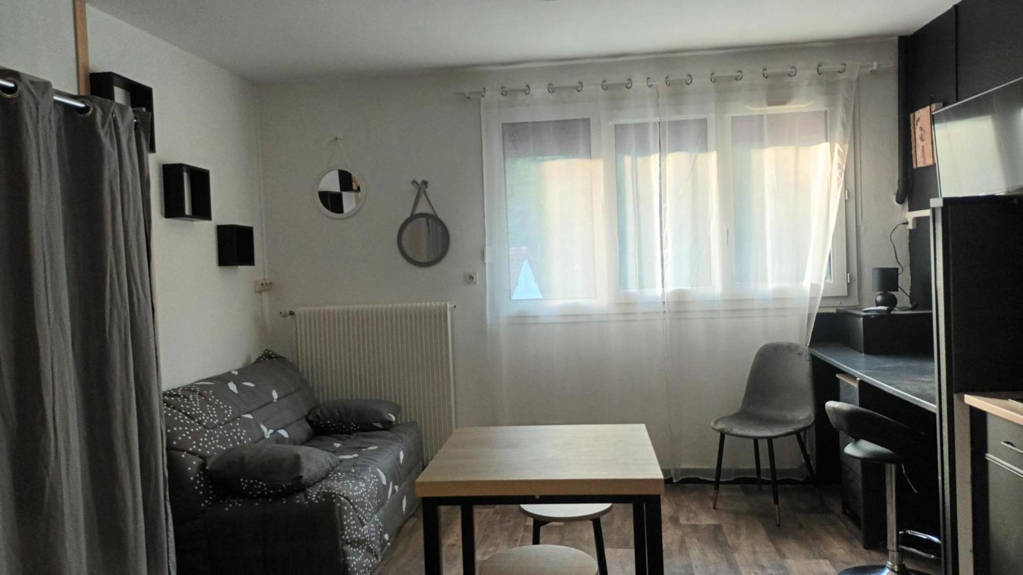 Appartement T1 Proche De Vulcania Pontaumur Bagian luar foto